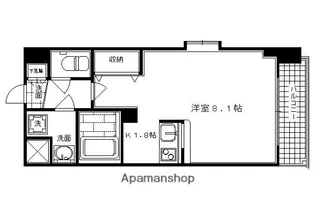 プレサンス京都五条大橋レジェンド【505号室】の間取り