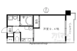 ヴァンボヌール【703号室】の間取り