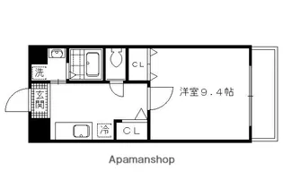 シェルプランタン【4階】の間取り