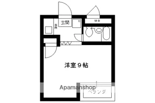シャンブル【302号室】の間取り