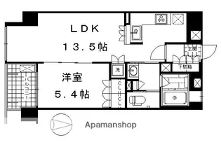 リーガル京都堀川五条通り【2階】の間取り