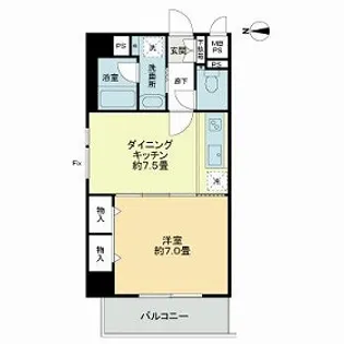 ライオンズマンション四条西洞院【9階】の間取り