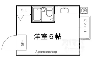 パンプキンハウス【102号室】の間取り