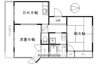 プチメゾン【101号室】の間取り