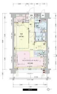 プレサンス京大前【4階】の間取り