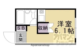 東山女子ハイツ【101号室】の間取り