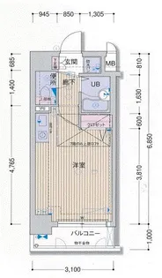プレサンス京都清水【2階】の間取り