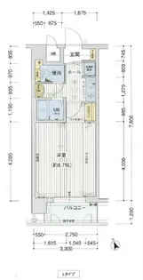 プレサンス京大東【5階】の間取り