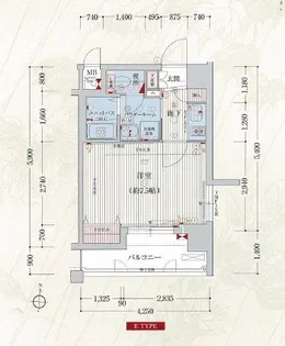 プレサンス京都三条大橋雅殿【0506号室】の間取り
