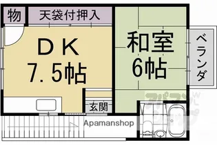 京都府京都市伏見区深草綿森町【タウンハウス】の間取り