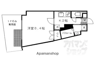 グランデ高野【303号室】の間取り