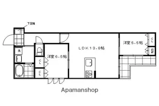 STONE VILLAGE【102号室】の間取り