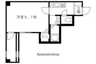 VISCARIA光樹【603号室】の間取り