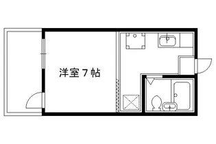 ハイツサンフラワー【201号室】の間取り