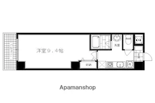 フジテラス東山三条【1階】の間取り
