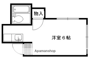 要ハイツ【2C号室】の間取り