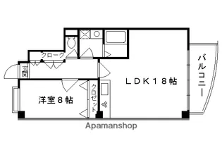 ランブラス御所東【303号室】の間取り