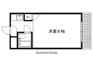 ロイヤルハウス高野【106号室】の間取り