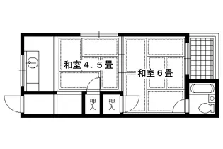 藤川荘【102号室】の間取り