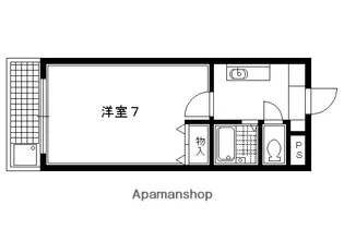 シューパレス【111号室】の間取り