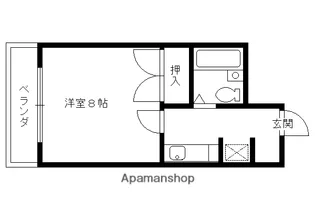 詩仙ハイムII【105号室】の間取り