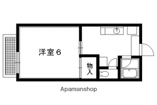 メゾンホーリーホック【203号室】の間取り