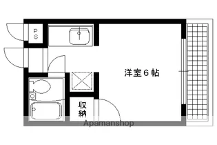 ヴィラスモールパイン【107号室】の間取り