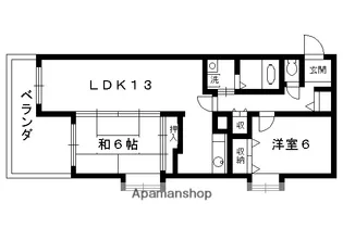 メゾン・ド・イケダ【301号室】の間取り