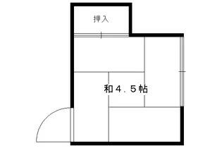 阿部アパート【12号室】の間取り
