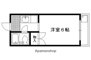 岩倉南河原町マンション【206号室】の間取り