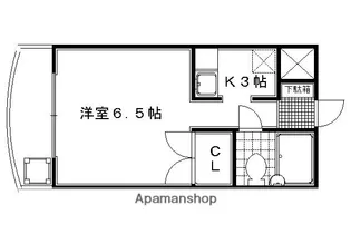 べレビューハウス北白川【207号室】の間取り