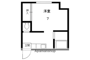 松三荘【102号室】の間取り