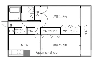 アクエルド仁王門【103号室】の間取り