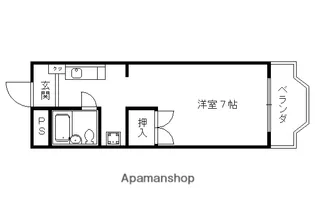 サンシティ共立【2階】の間取り