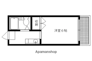 コーポイケオ【201号室】の間取り