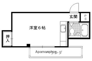 岩倉中大鷺町マンション【406号室】の間取り