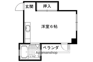 岩倉中大鷺町マンション【405号室】の間取り