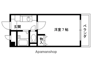 リバティ東大路【404号室】の間取り
