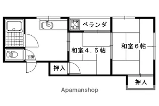 神楽荘【2階】の間取り