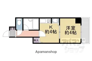 ライオンズマンション五条大宮第2【4階】の間取り
