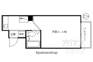 バインオークインレット【403号室】の間取り