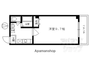バインオークCENT【314号室】の間取り