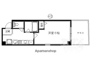 バインオークネクト【102ベ号室】の間取り