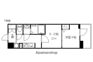 ベラジオ西大路五条【2階】の間取り