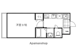 ジョバニフォーリエ【103号室】の間取り