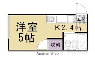 フローラル上花山【2-A号室】の間取り