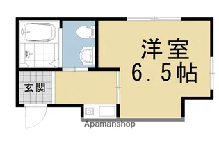 ノ レーヴ堀川高辻【201号室】の間取り