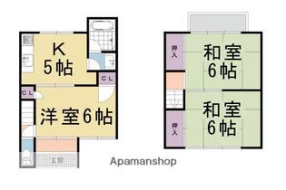 京都府京都市南区吉祥院前河原町【一戸建】の間取り