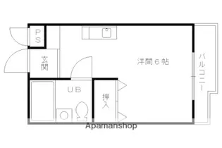 プルシャン山科【305号室】の間取り