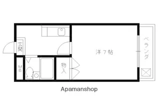 りりぱっと植村【303号室】の間取り